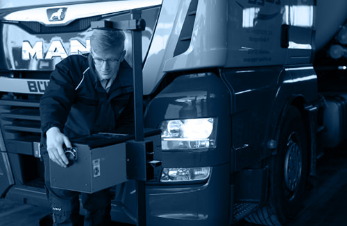 Hauptuntersuchung HU Checkliste für LKW Zugmaschinen - GTÜ, TÜV, DEKRA